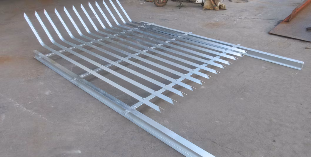 Durable Metal Steel Residential Border Garden Security 6FT Angle Iron Palisade Fence