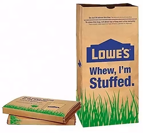 Eco-Friendly Leaf Trash Kraft Paper Bag Lawn and Leaf Paper Bag, Refuse / Garbage Bag