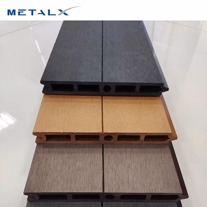 Composite Board Fence Panel 6X6 6X8 for Concrete Post Plastic Veranda Wood Composite Fencing