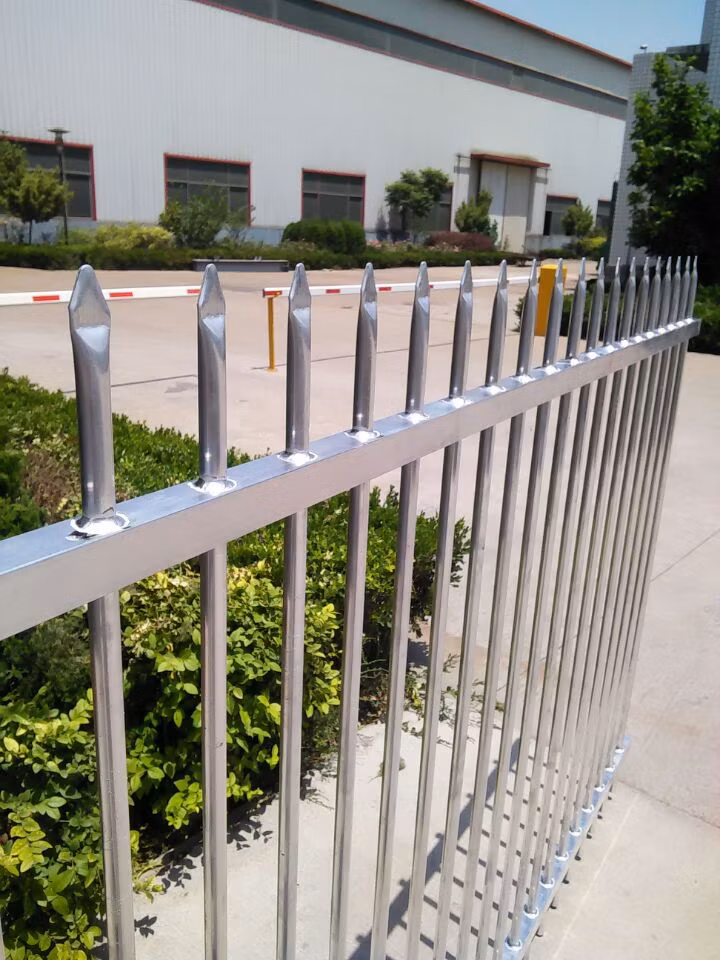 Galvanized Picket Fence/Steel Metal Type Aluminum Garden Fence