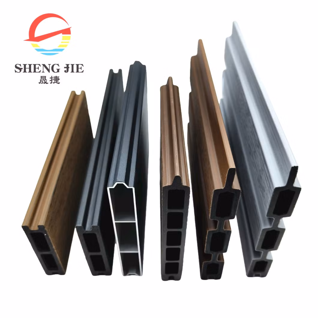 Easy Install WPC with Aluminum Post Foshan Wood Plastic Composite Garden WPC Outdoor Fence Panel