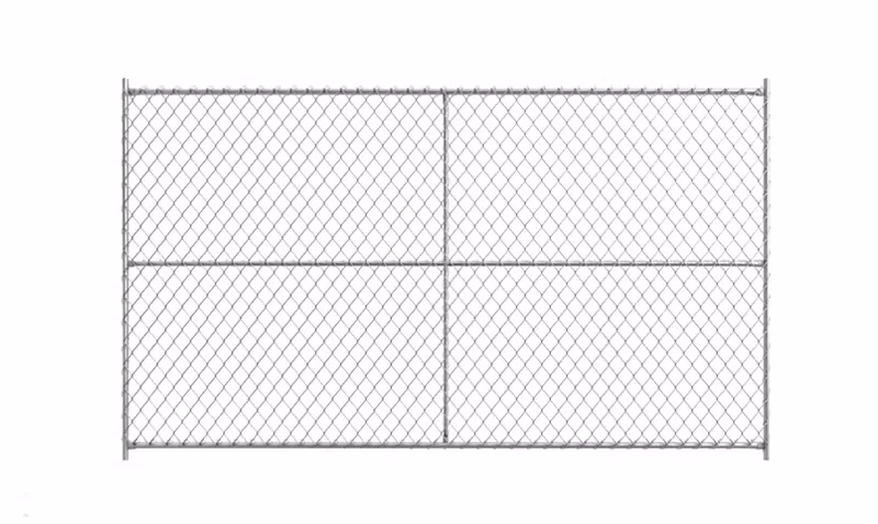 China Manufacturer 6X12FT Stainless Steel/Galvanized Construction Site Cyclone Wire Hoarding Chain Link Wire Temporary Fencing for USA