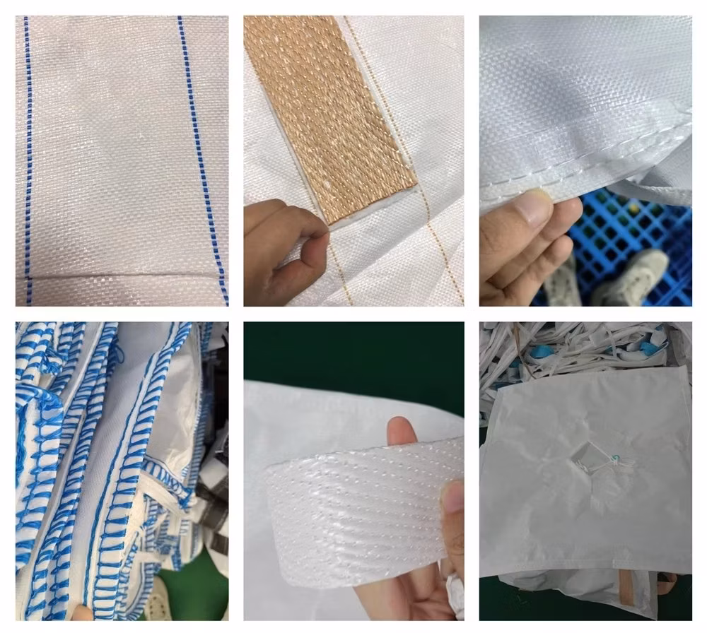 1.5 Yard 6 Yard 3 Yard PP Woven Construction Bulk Waste Collection Landscaping Garden Dumpster Skip Jumbo Bulk Debris Bag