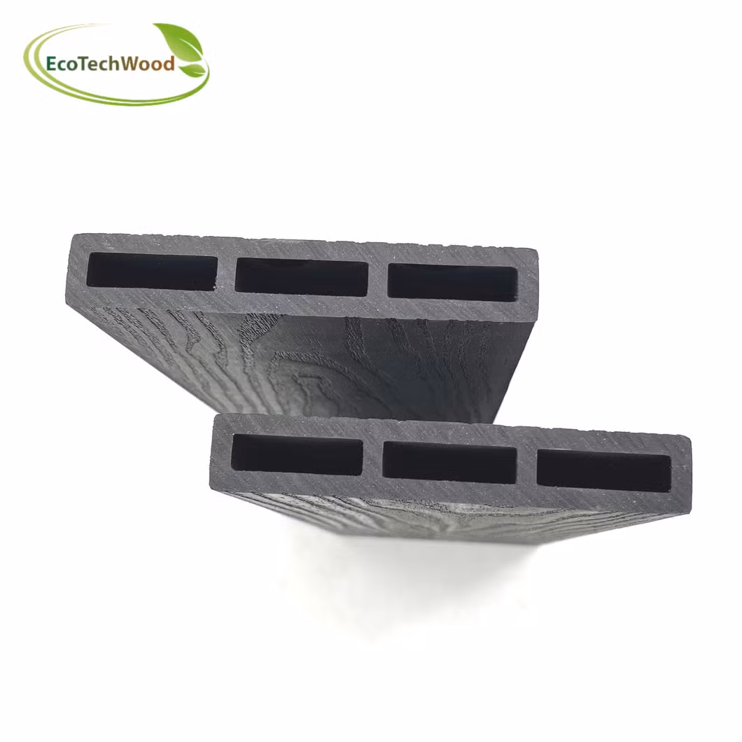 Outdoor Garden Decorative Gate Door Aluminum, Wood Plastic Composite Board Fencing Panel Privacy Design WPC Fence Post Set