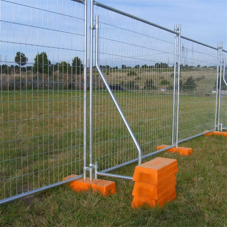 Easily Assemble Outdoor 2.1*2.4 Au/Nz Tem Fence Panel Welded Galvanized Event Temporary Fence Construction Site Mobile Temporary Fence