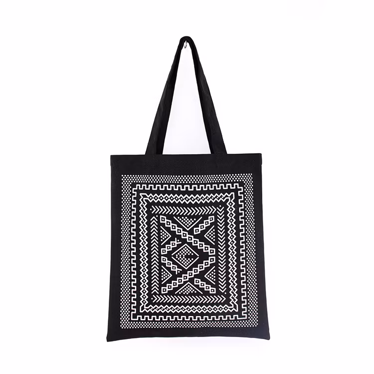 Wholesale Promotion Custom Print Logo Cheap Reusable Shopping Bags Plain White Blank Cotton Canvas Tote Bag Low MOQ