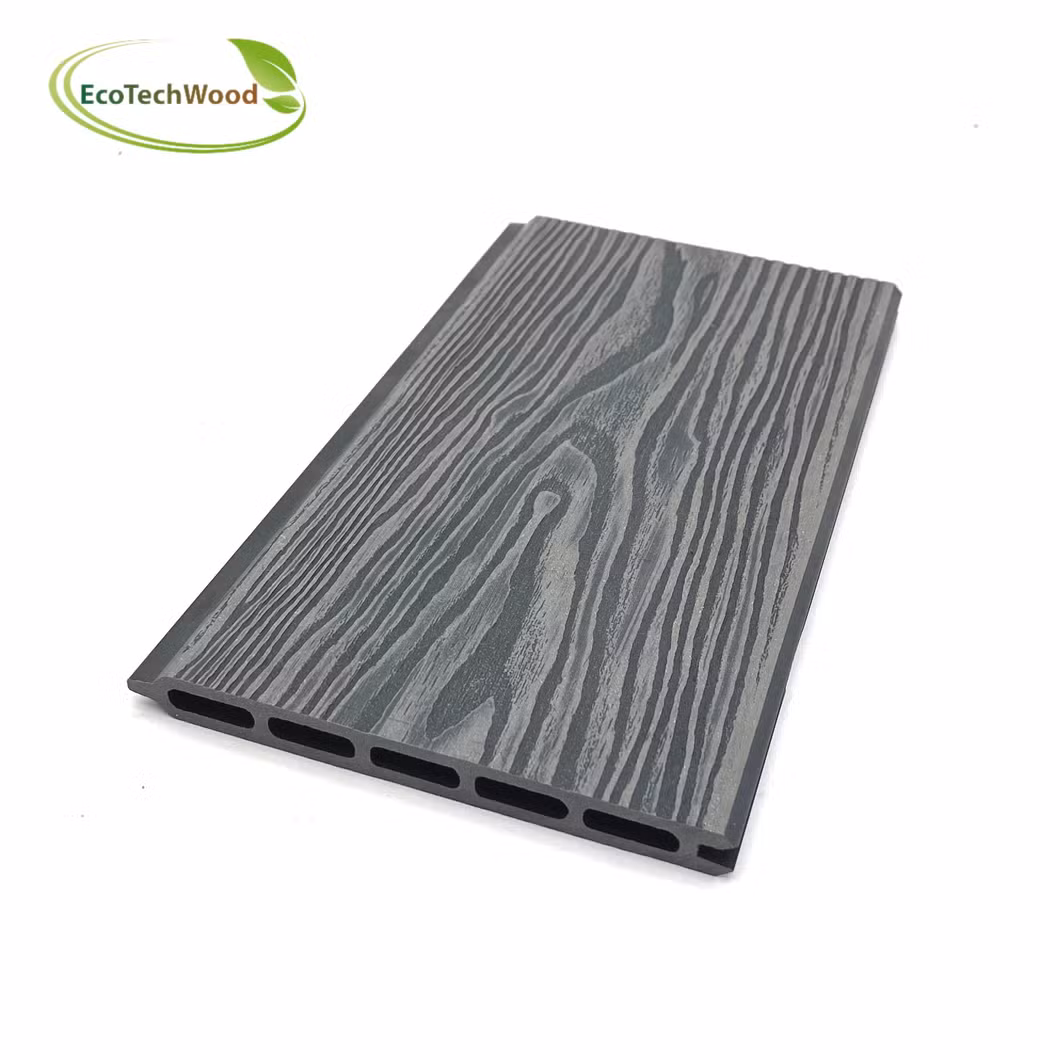 Outdoor Garden Decorative Gate Door Aluminum, Wood Plastic Composite Board Fencing Panel Privacy Design WPC Fence Post Set