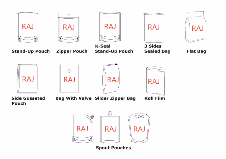 Custom 100g Aluminum Foil Packaging Double Zipper Bags for Packing Tobacco Leaf
