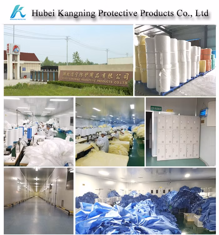 Type 5 Type 6 Standard White Disposable Safety SMS Work Wear Fire Resistant Jumpsuit with Hood Without Boots