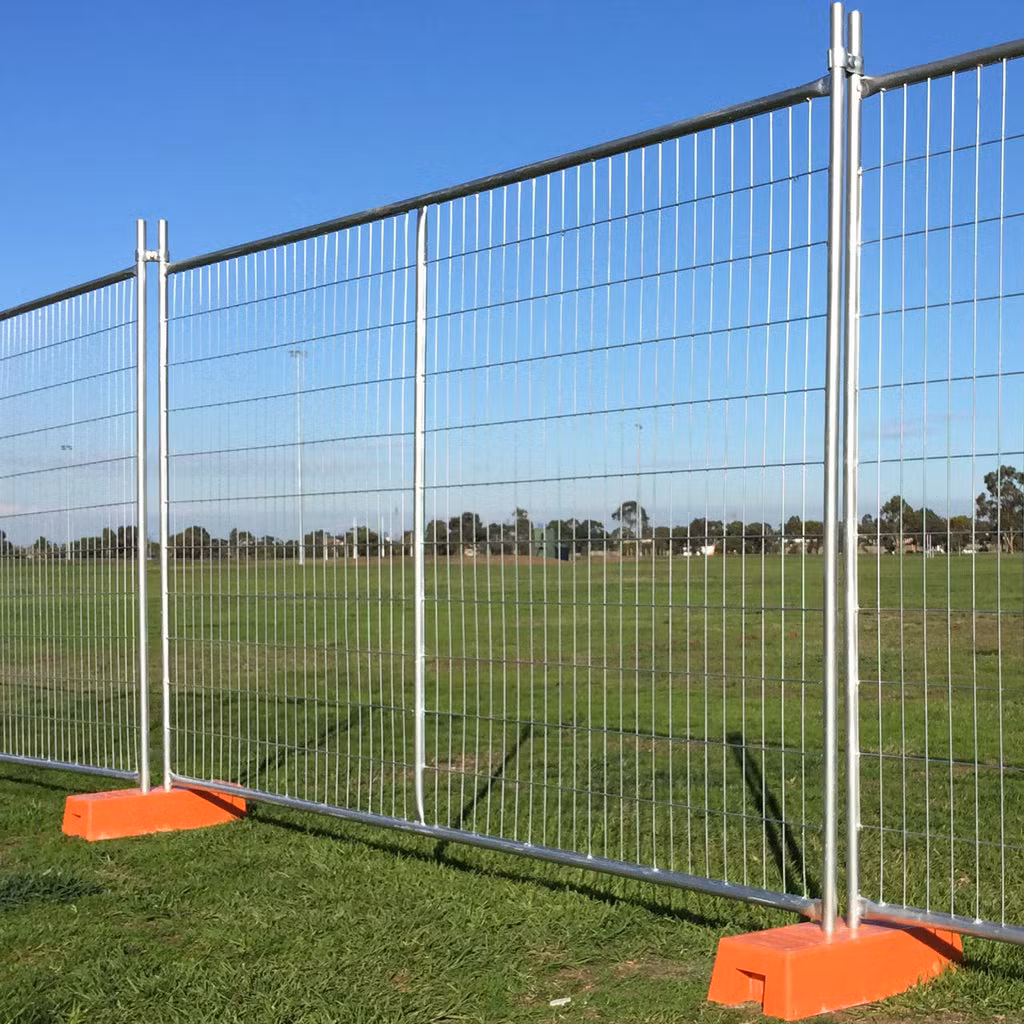 Easily Assemble Outdoor 2.1*2.4 Au/Nz Tem Fence Panel Welded Galvanized Event Temporary Fence Construction Site Mobile Temporary Fence