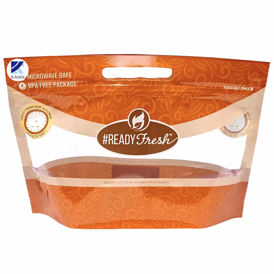 Anti-Fogging Hot Roasted Chicken Plastic Big Food Packaging Pouch Bag Disposable Product