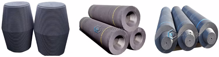 Rongxing Manufacturer Carbon Graphite Electrodes Price HP100 HP150 HP200 HP250 HP300 HP350 HP400 HP450 HP500 HP550 HP600 HP650 HP700 HP750