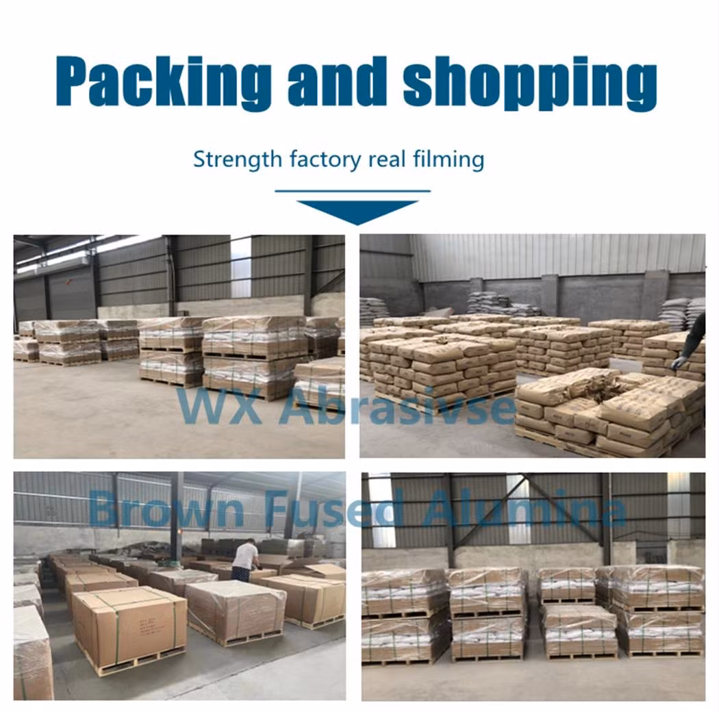 Factory Brown Fused Alumina 0-8mm Refractory Material