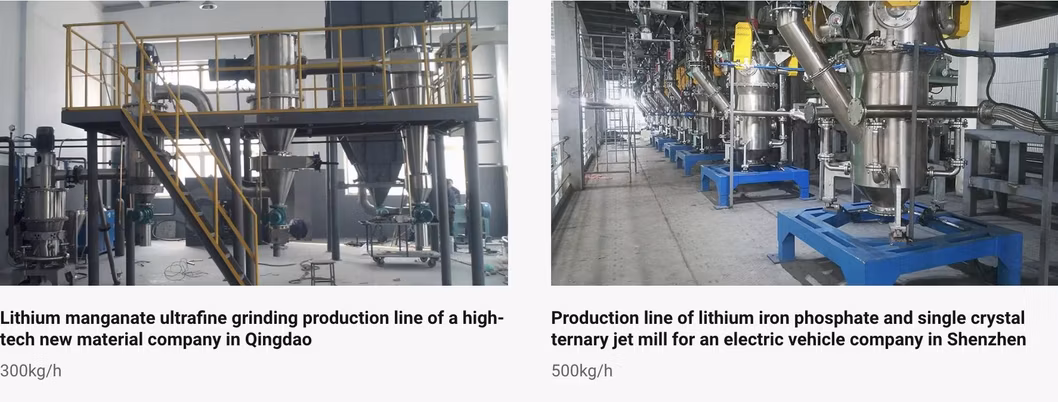 Pharmaceutical Material Powder Dry Grinding Fluidized Bed Air Jet Mill