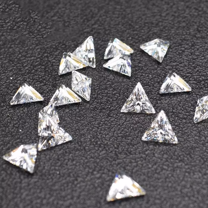 High Quality Black Color Round Cut Loose Cubic Zirconia Gemstone