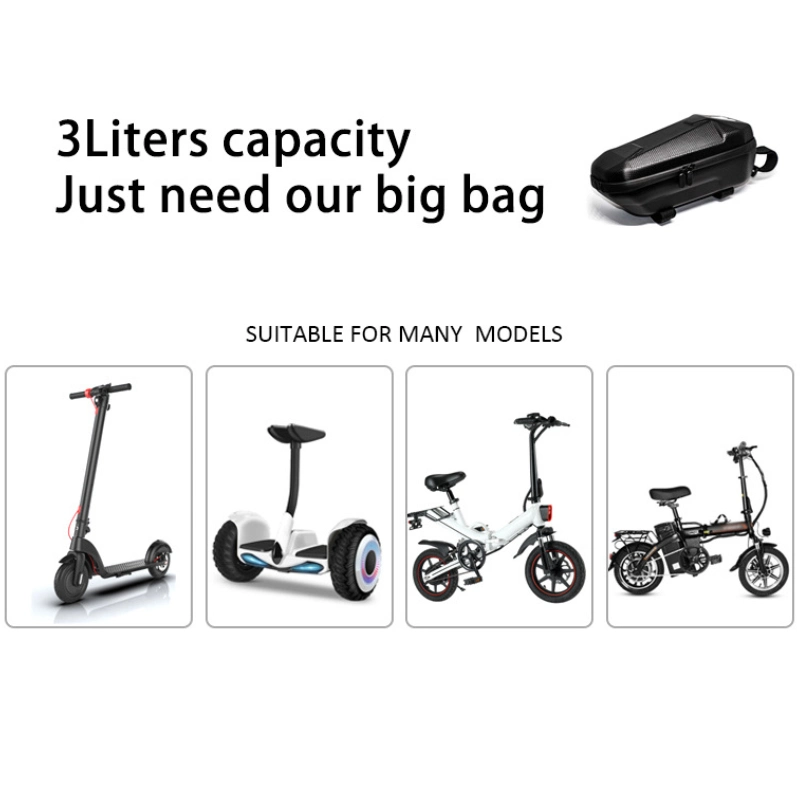 Hard Shell Bag EVA Large Capacity Front Handlebars Electric Scooter Hanging Bag