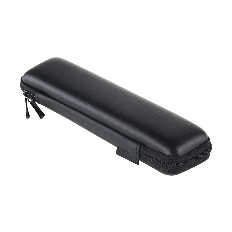 Black PU Waterproof Portable Protective EVA Travel Carrying Case for Cellphone, Power Bank, Earphone, USB Cable