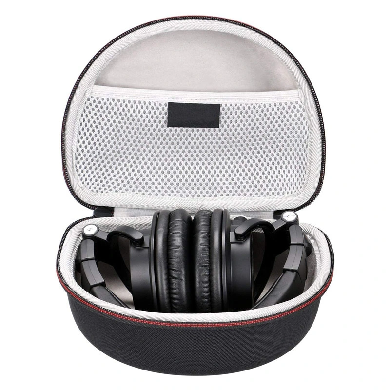 Portable Shockproof Hard EVA Case for Headphone with Mesh Pocket