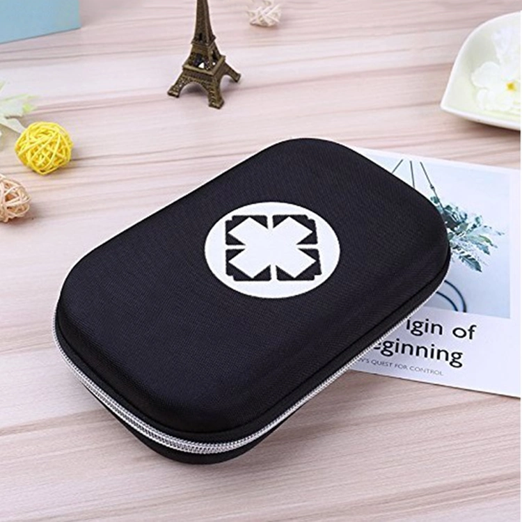 Wholesale Black Waterproof Portable Hard Cover Shell First Aid Kit Case Equipment Tool EVA Medical Case