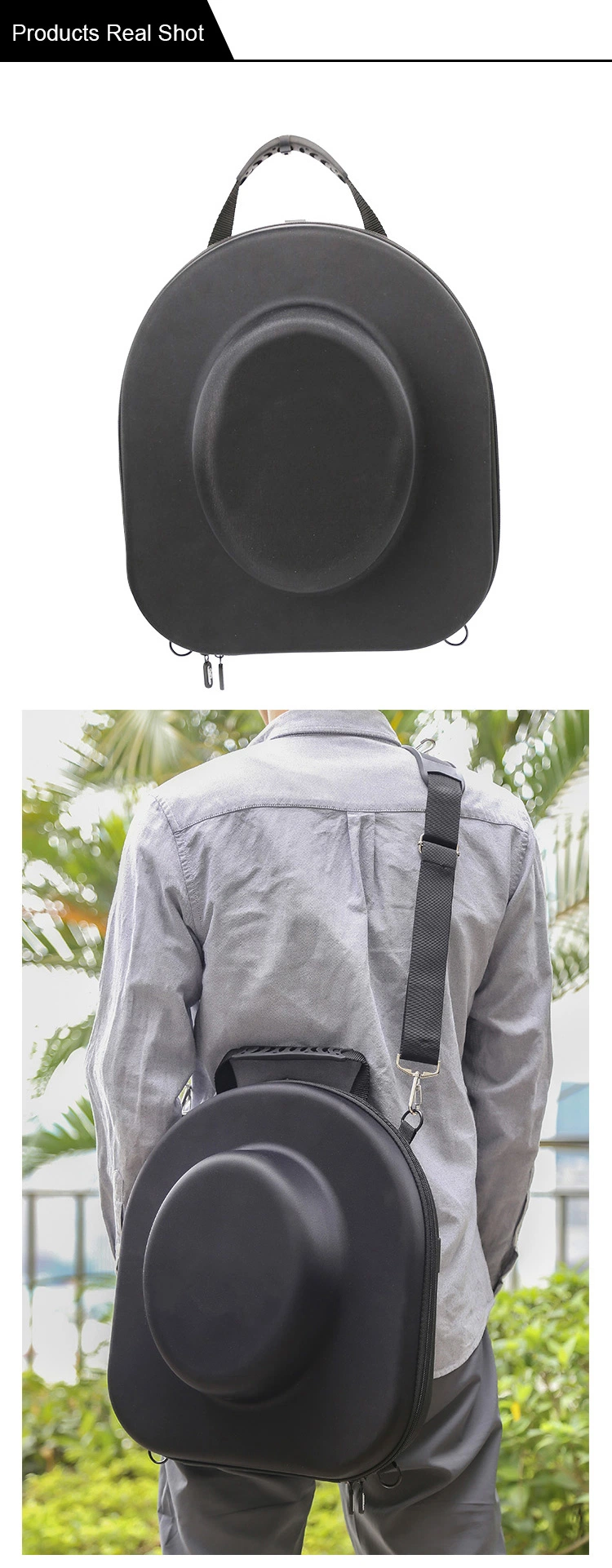 Universal Portabletravel Hard Shell EVA Storage Baseball Cap Case Cap Carrier Hat Carrier Hat Case Hat Bag Caps Bag Fedora Case