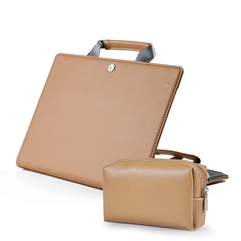 Leather Laptop Case Laptop Case with Pen Waterproof Cover MacBook Air 12 PRO 13.3&quot; 15.4 Computer Case Wyz13203