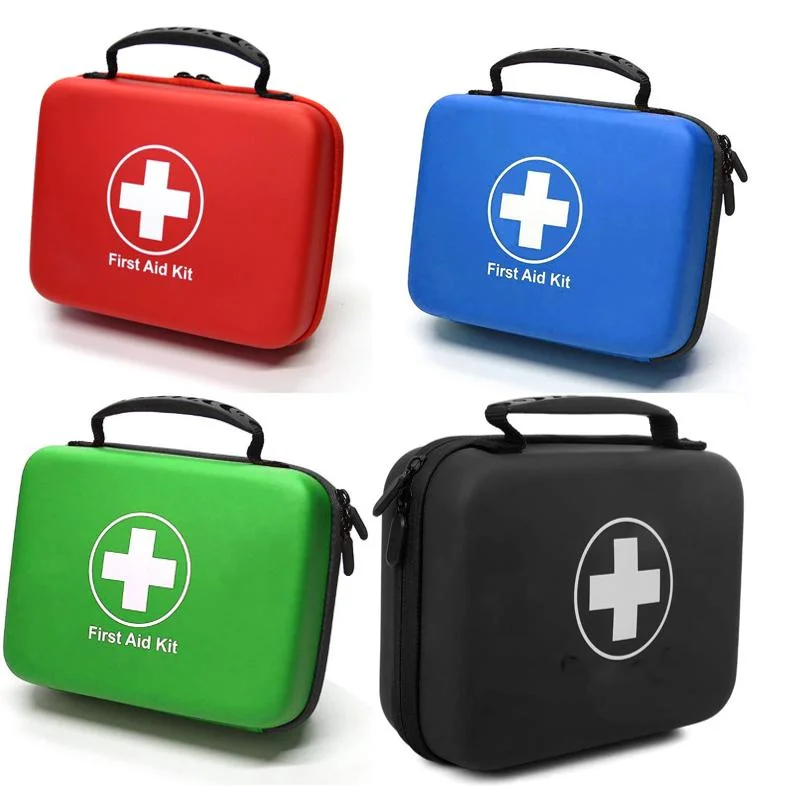 Wholesale Medical Outdoor Travelling Hiking Waterproof First Aid Kit Set Home All Purpose Hard Shell EVA Travel Case