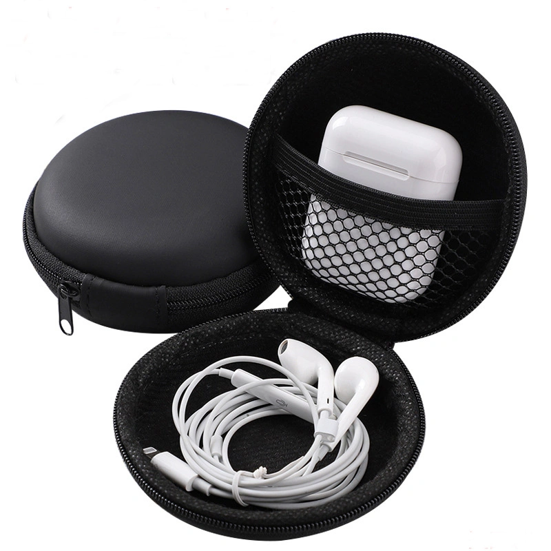 Manufacturer Earphone Bags EVA Zipper Storage Hand Carrying Case for Earphones