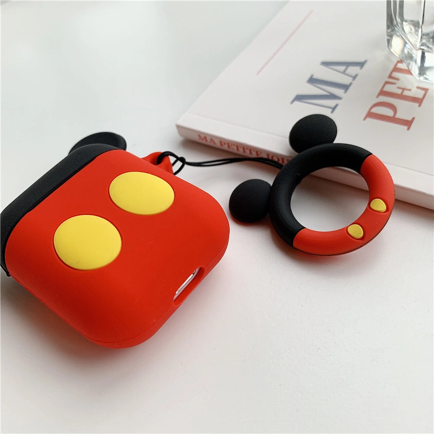 Cute Cartoon Mickey Minnie Soft Silicone Doll Case for Apple Airpods Case Wireless Bluetooth Earphone Toy Story Cover