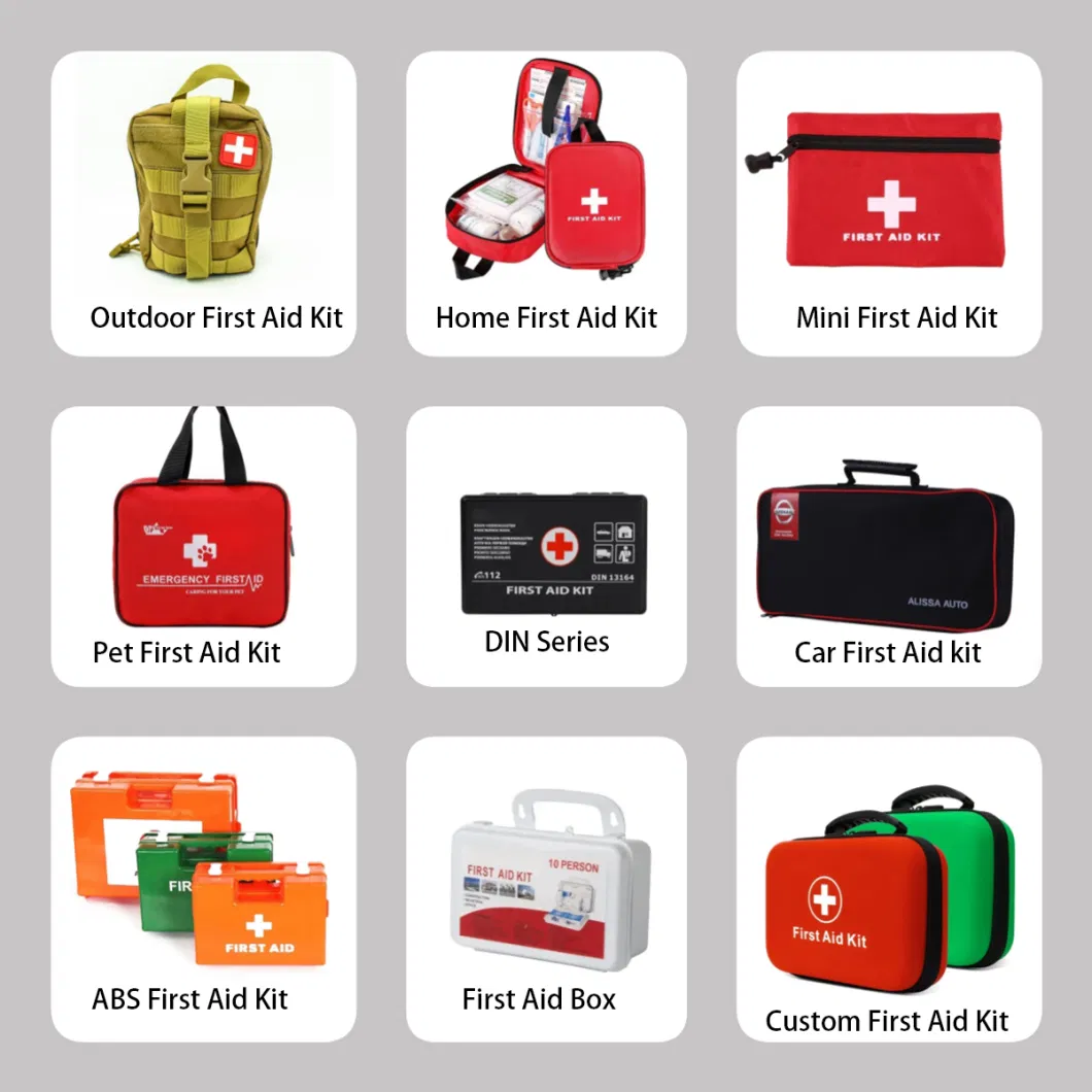 Wholesale Medical Equipment Portable Waterproof First Aid Kit Bag with Logo