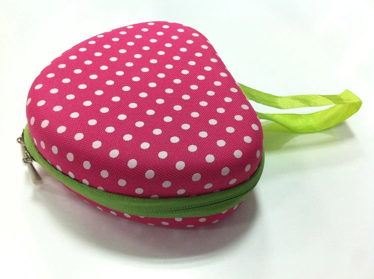 Hot Sale Cute Strawberry New Design Portable Carrying Bra EVA Storage Case