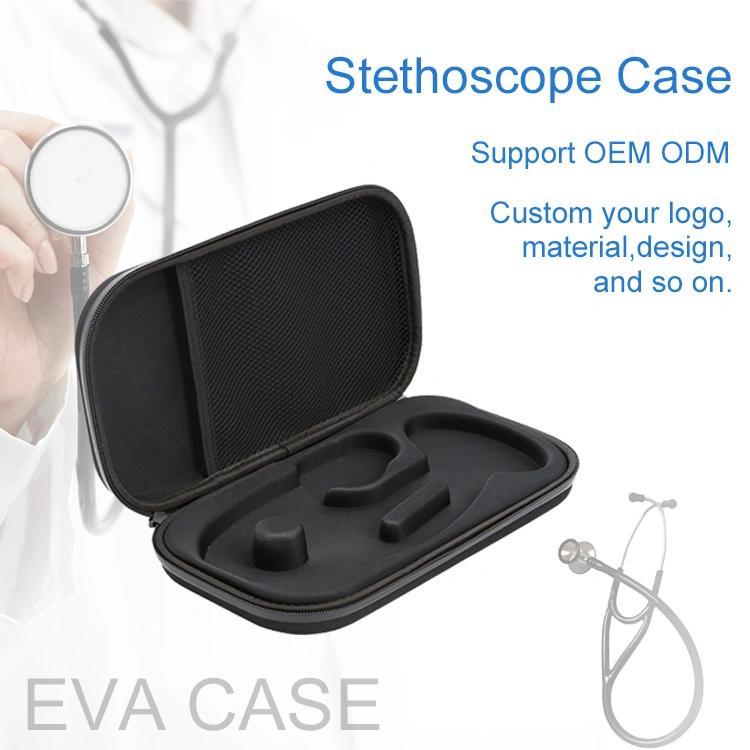 10%off Custom Personalized EVA Material Waterproof Shockproof Protective Easy Carrying Travel Hard Stethoscope Case EVA Stethoscope Bag Storage Littmann Case