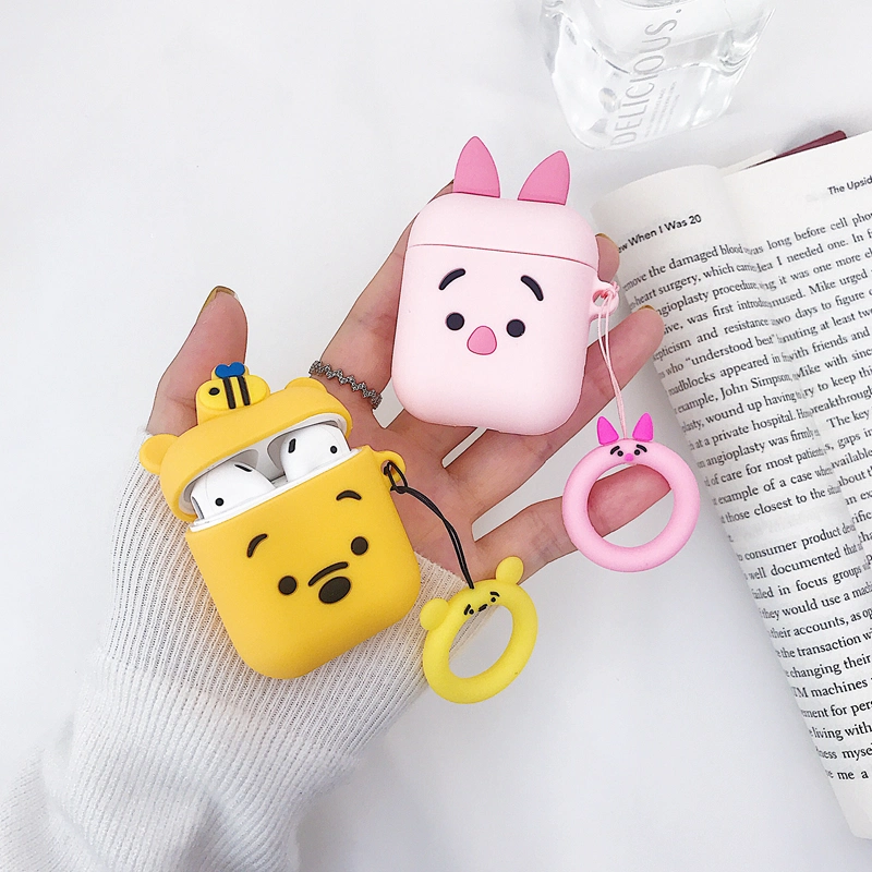 Cute Cartoon Mickey Minnie Soft Silicone Doll Case for Apple Airpods Case Wireless Bluetooth Earphone Toy Story Cover