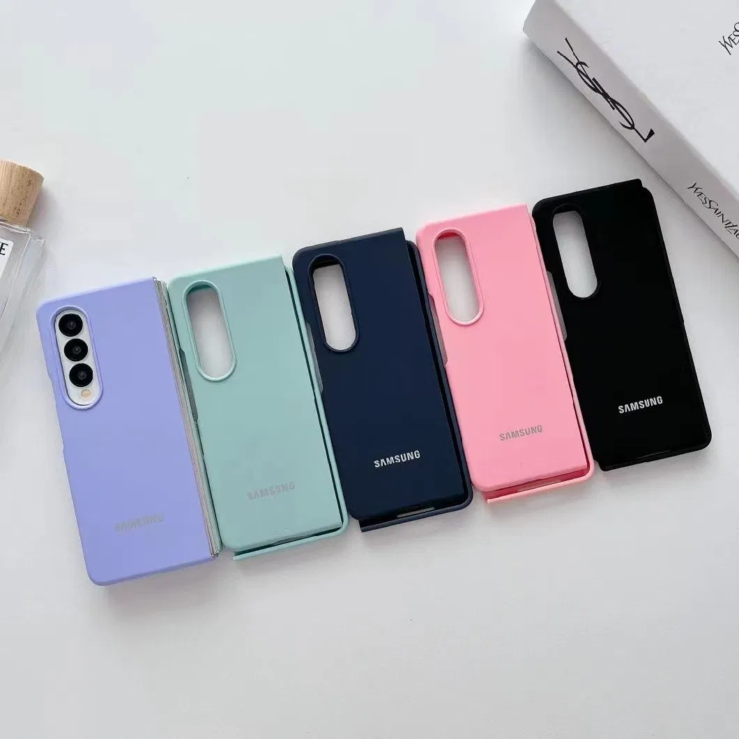 2023 New Arrival Wholesale Liquid Silicone TPU Rubber Micro Fiber Protective Case with Retail Box for Samsung Galaxy Z Fold5 Fold4 Fold3 Fold2