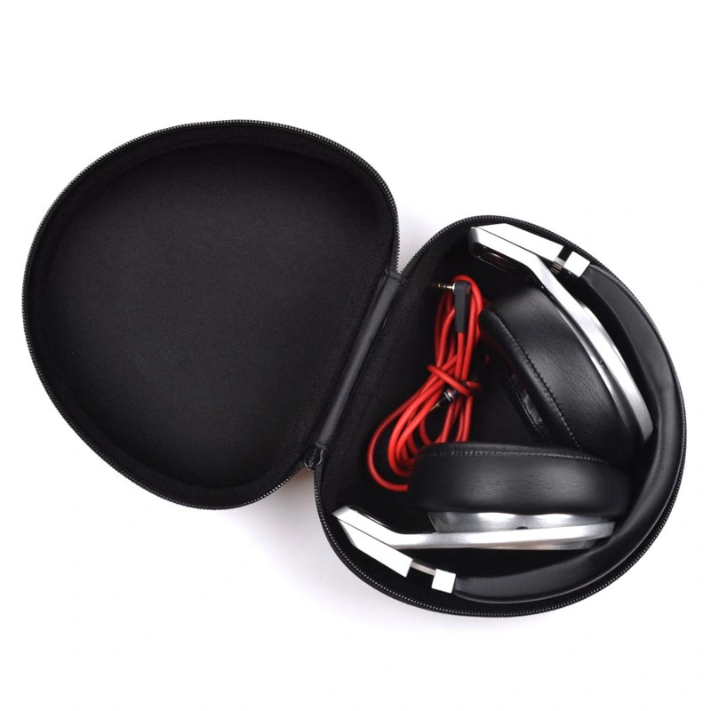 Factory Custom Hard Shell EVA Professional Headphone Case with Zipper