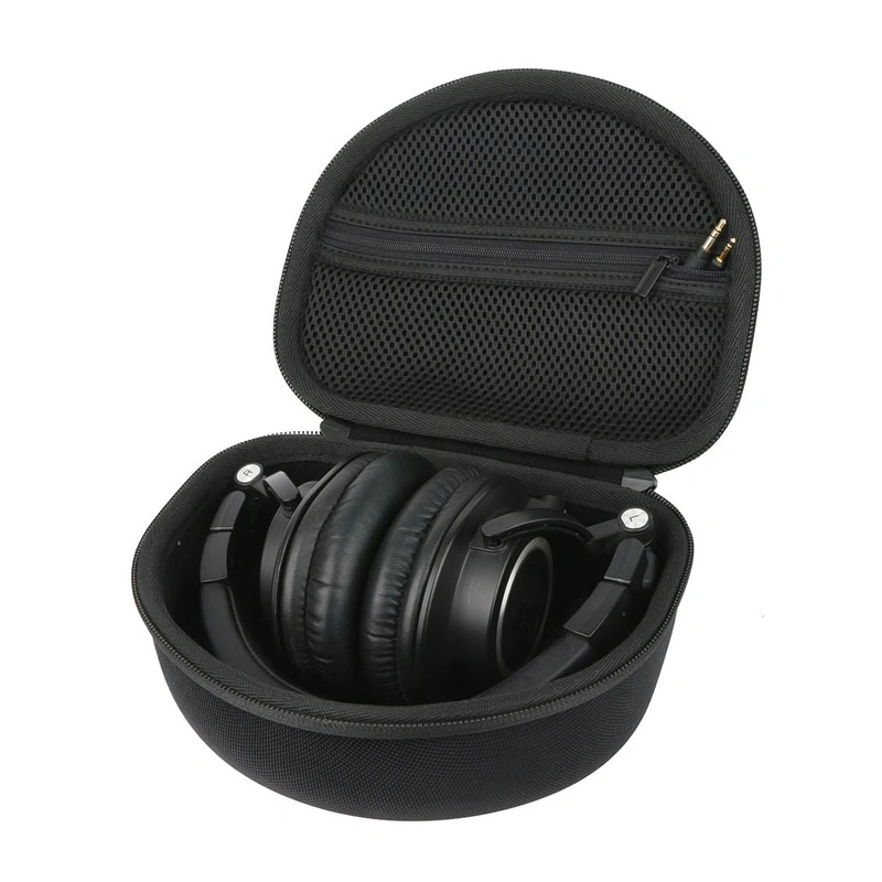 Custom Hard Shell Protective Shockproof Travel Carrying EVA Headphone Storage Case