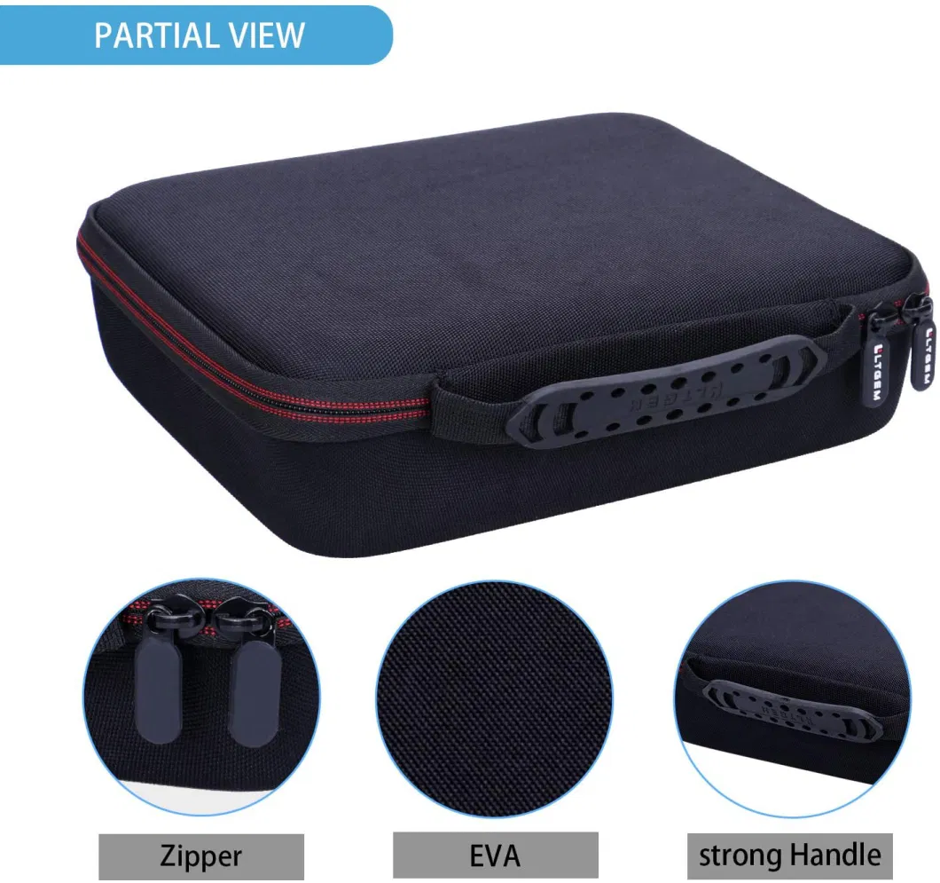 PU Surface Waterproof Easy Carrying Custom Design EVA Headphone Case