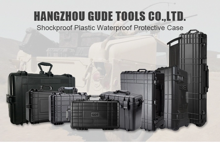 Waterproof Portable Protective Carrying Tool Hard EVA Case with Trolley