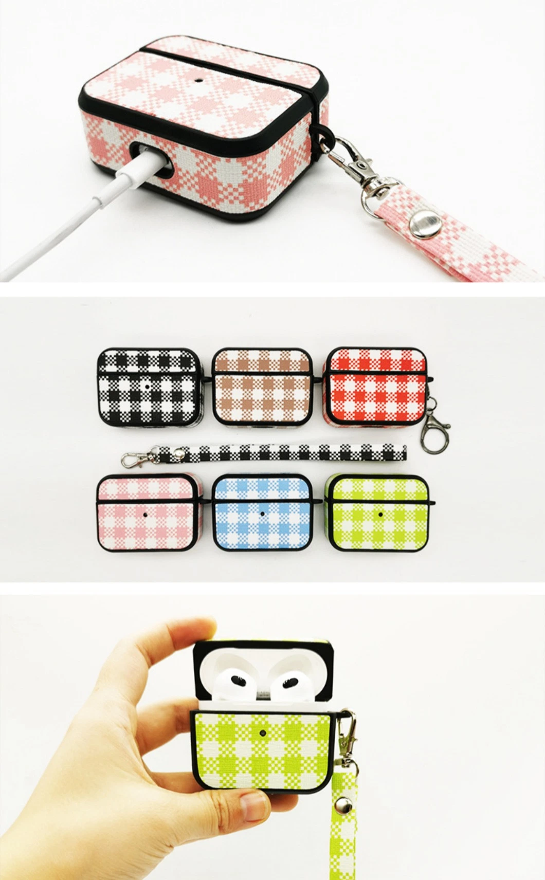 Factory Custom Wireless Headphone Cover Cute Earphone Case for Air Pods