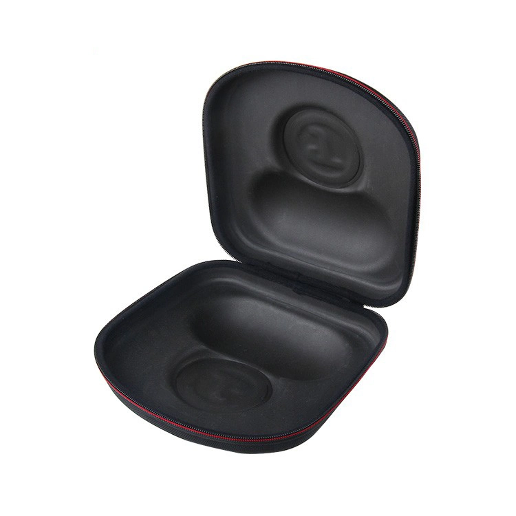 Protective Black Waterproof Rigid Hard Shell Portable Travel EVA Headphone Case for Bluetooth