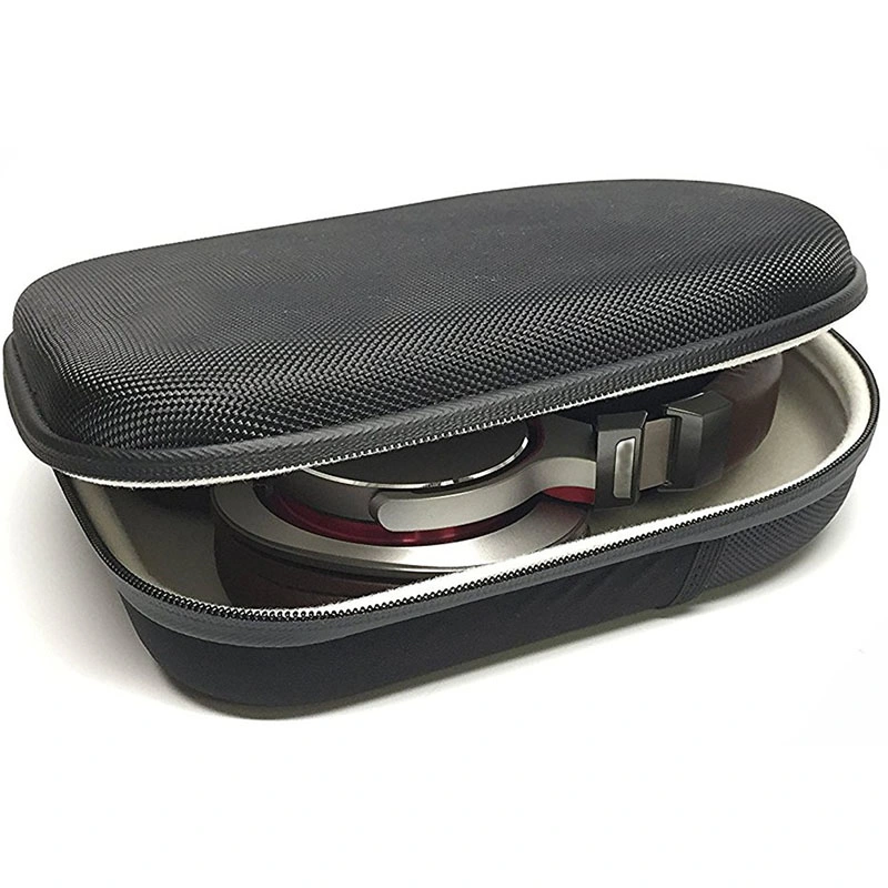 Custom Portable Shockproof Waterproof Hard EVA Headphone Case with Zipper