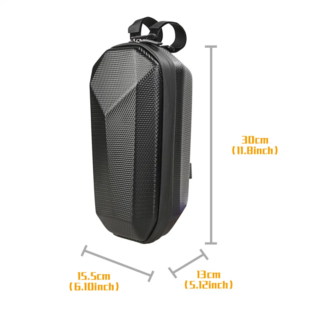 Hardshell EVA Waterproof Handlebar Bag for Electric Scooters Folding Bike Balance Bike Attachment