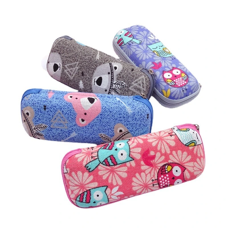 Wholesale Cartoon Children Sunglasses EVA Zipper Eyeglass Cases for Kids