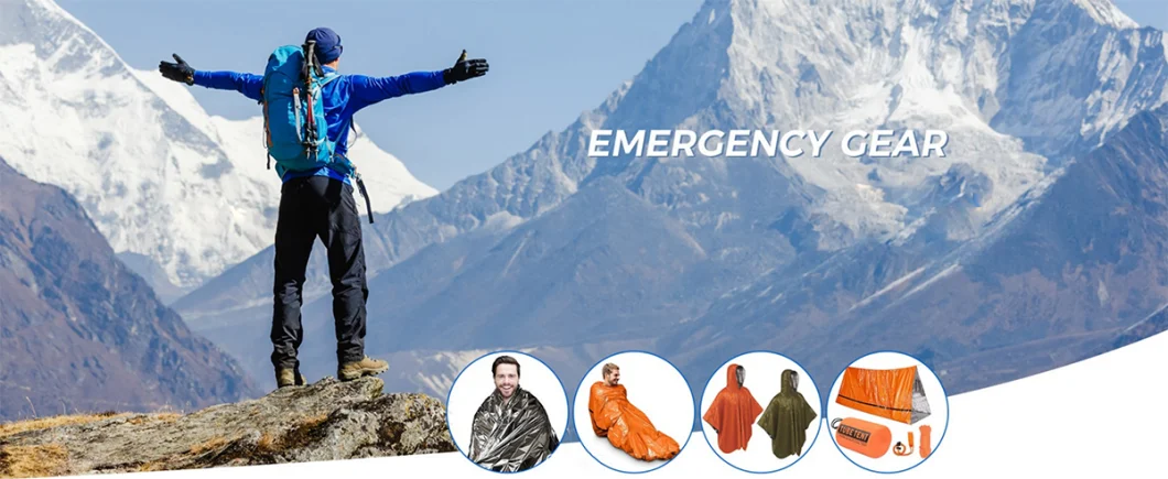 Hot Selling Factory OEM First Aid Emergency Sleeping Camping Outdoor Bag with Drawstring Waterproof