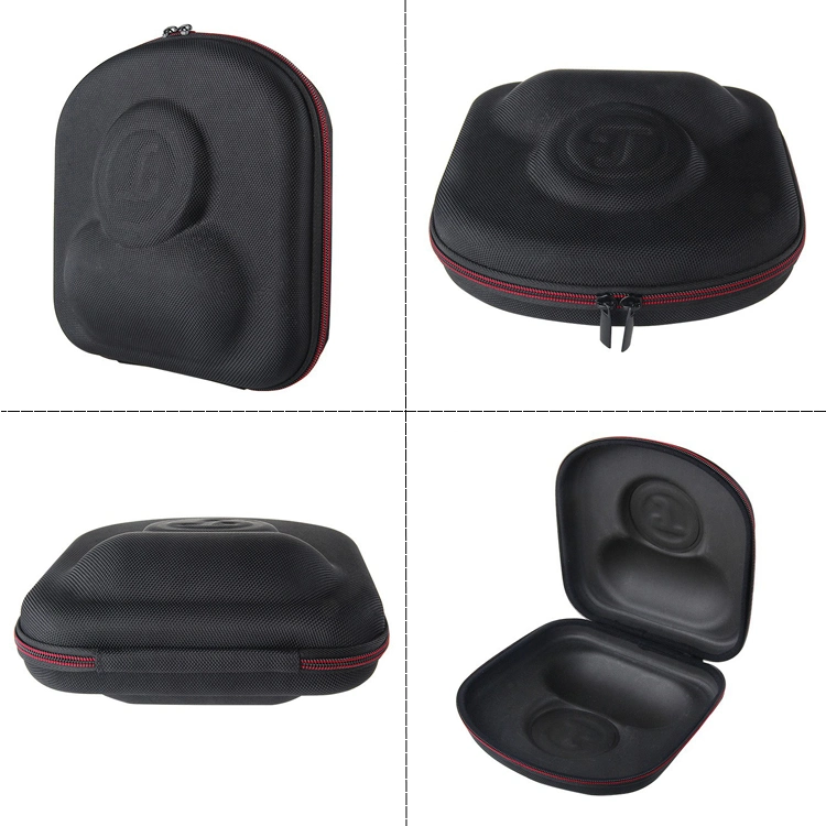 Protective Black Waterproof Rigid Hard Shell Portable Travel EVA Headphone Case for Bluetooth