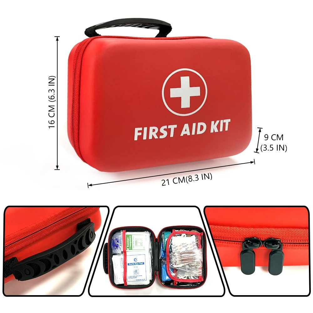 Wholesale Portable Carrying 200 Piece Waterproof First Aid Kit Bag with Logo