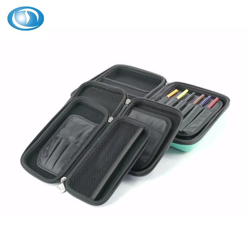 Custom Protective Carry Small Big Square Round Oval Zipper Travel Waterproof Shockproof Smell Proof PU Nylon Tools EVA Storage Box Pouch Packing EVA Bags Case