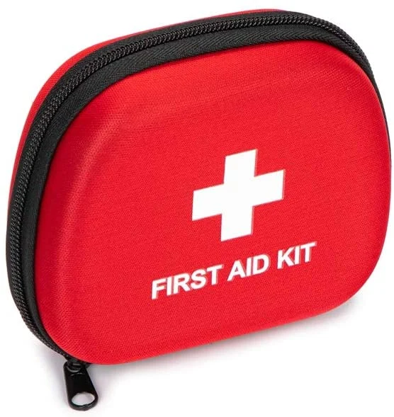 Home Health Medical Hard EVA Red Empty First Aid Case