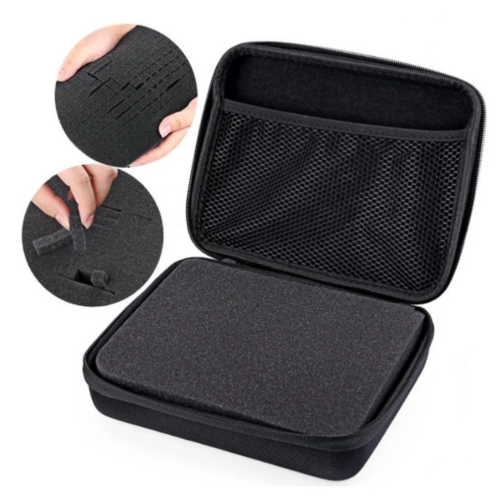 Storage Bag Foam Case DIY Box Gopro Hard EVA Case with Foam Hard Sided Camera Digital EVA Shockproof Case Suitable Storage Wyz22061