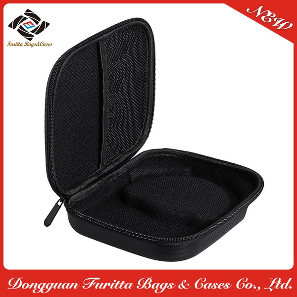 Fashionable Carbon Fiber PU Protective EVA Headphone Case (FRT2-345)