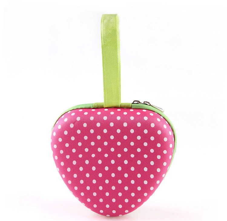 Hot Sale Cute Strawberry New Design Portable Carrying Bra EVA Storage Case